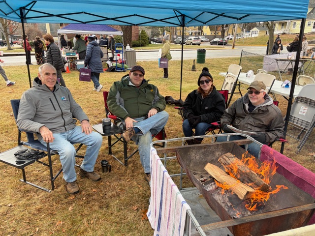 William F Ray members at the Hopedale Winter Stroll